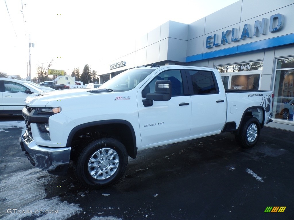 2020 Silverado 2500HD Work Truck Crew Cab 4x4 - Summit White / Jet Black photo #1