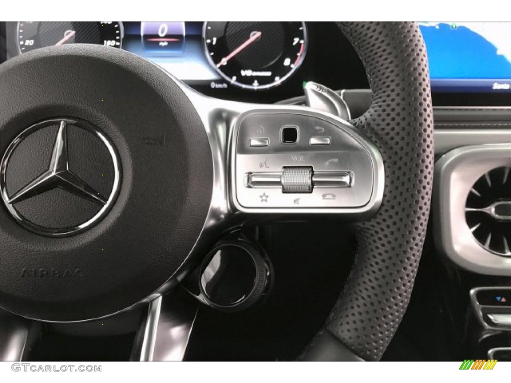 2020 Mercedes-Benz G 63 AMG designo Black Steering Wheel Photo #136562282