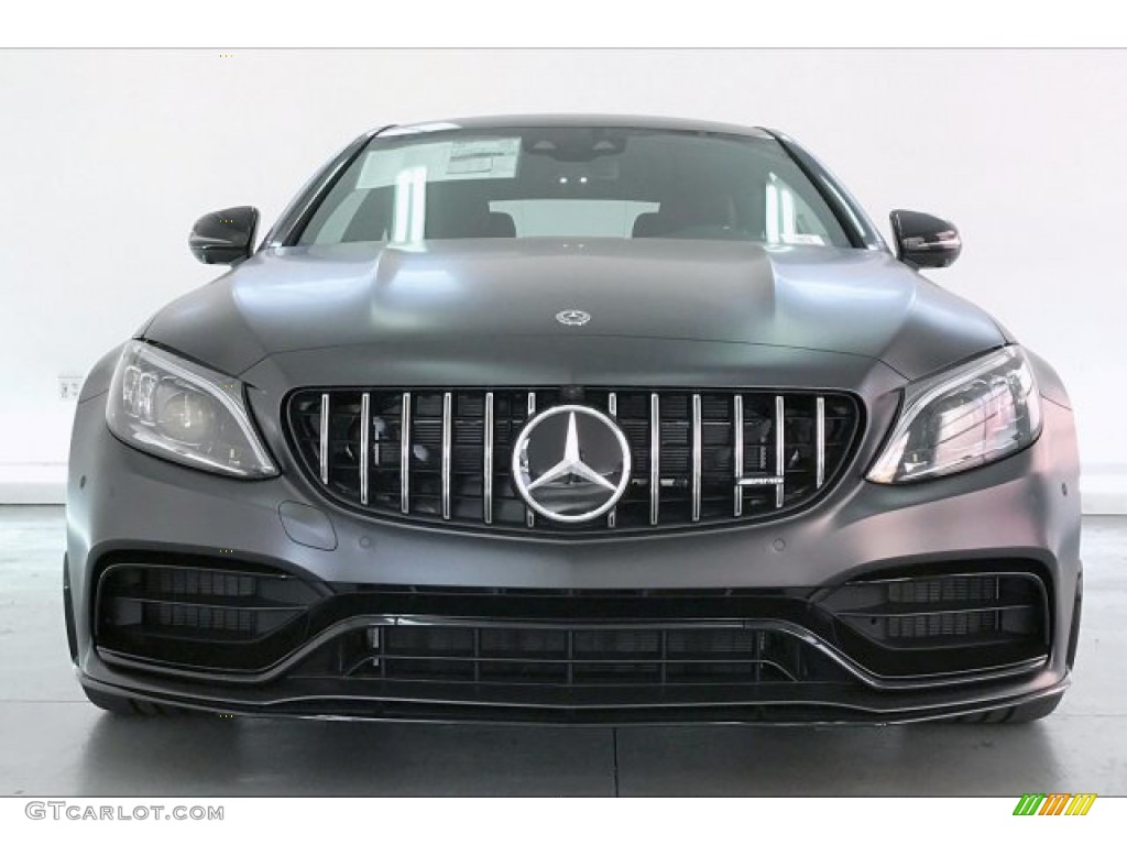 2020 C AMG 63 S Coupe - designo Graphite Grey Magno (Matte) / Magma Gray/Black photo #2
