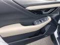 Warm Ivory 2020 Subaru Outback 2.5i Limited Door Panel