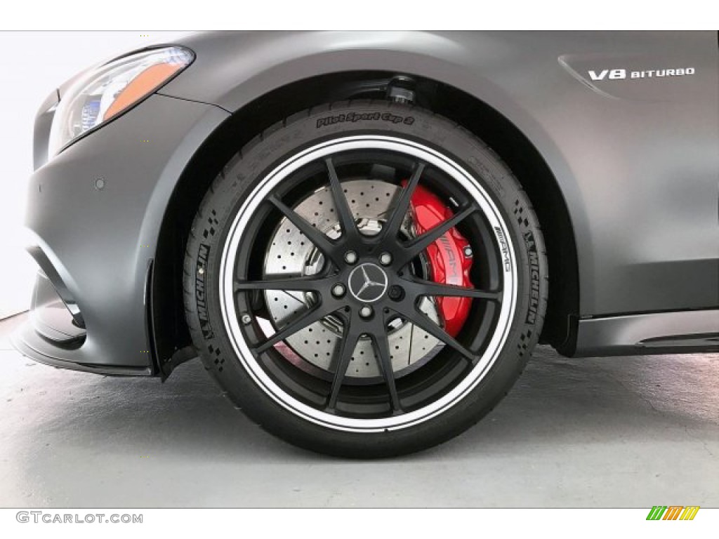 2020 C AMG 63 S Coupe - designo Graphite Grey Magno (Matte) / Magma Gray/Black photo #8