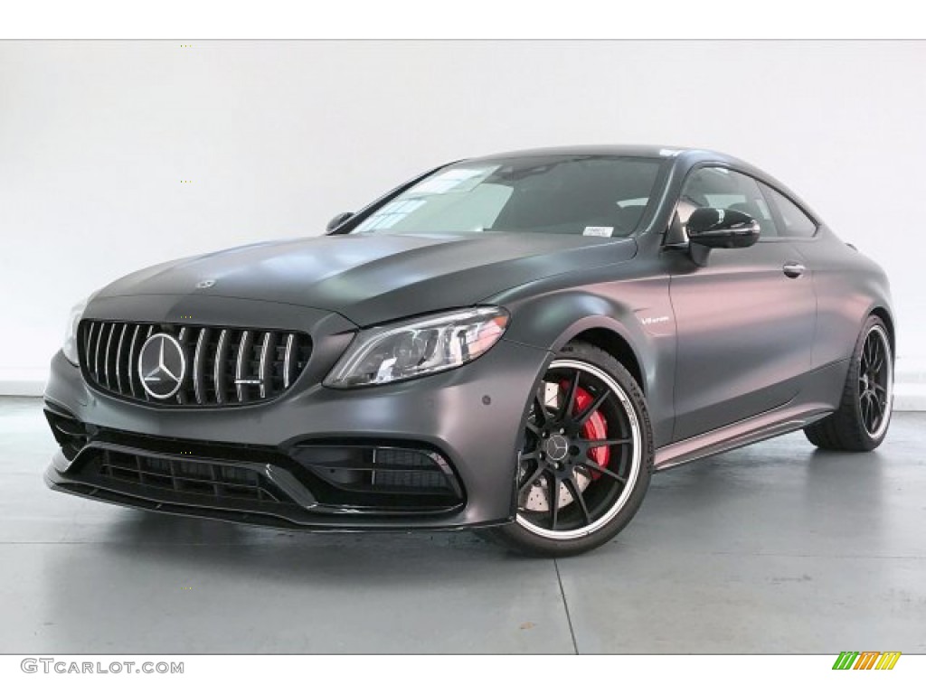 designo Graphite Grey Magno (Matte) 2020 Mercedes-Benz C AMG 63 S Coupe Exterior Photo #136563290
