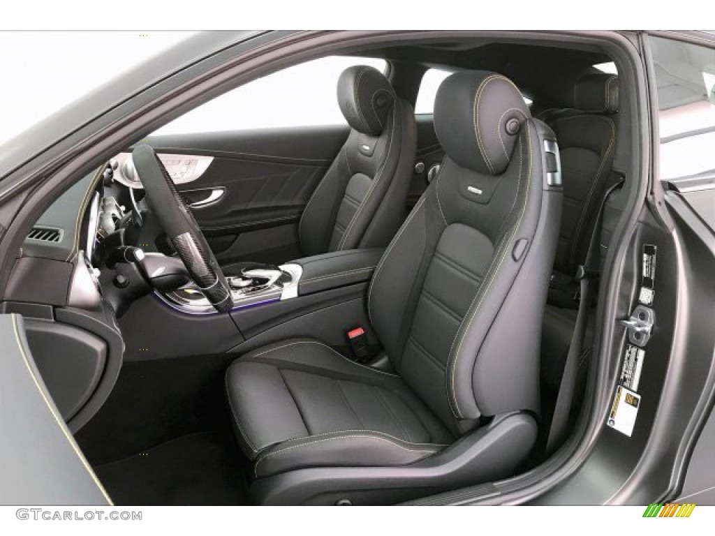 Magma Gray/Black Interior 2020 Mercedes-Benz C AMG 63 S Coupe Photo #136563326