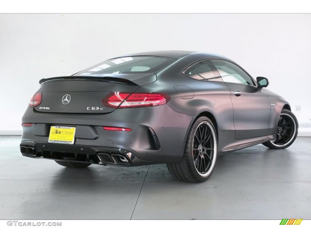 2020 C AMG 63 S Coupe - designo Graphite Grey Magno (Matte) / Magma Gray/Black photo #16
