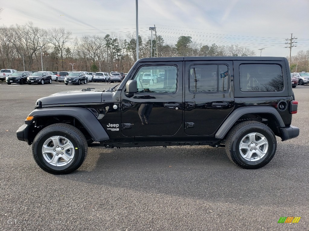 2020 Wrangler Unlimited Sport 4x4 - Black / Black photo #3