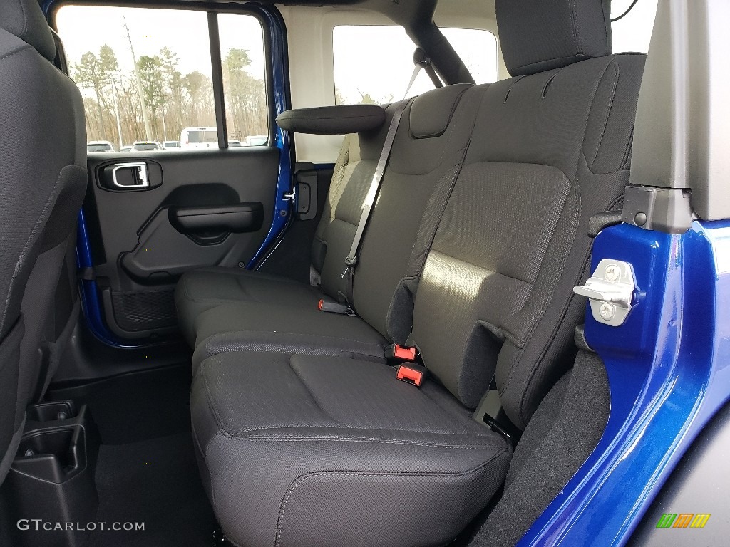 2020 Wrangler Unlimited Sport 4x4 - Ocean Blue Metallic / Black photo #6