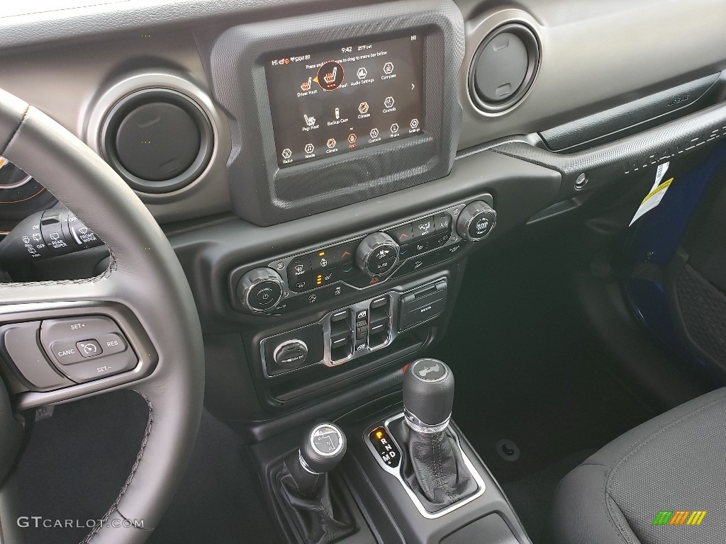 2020 Wrangler Unlimited Sport 4x4 - Ocean Blue Metallic / Black photo #10