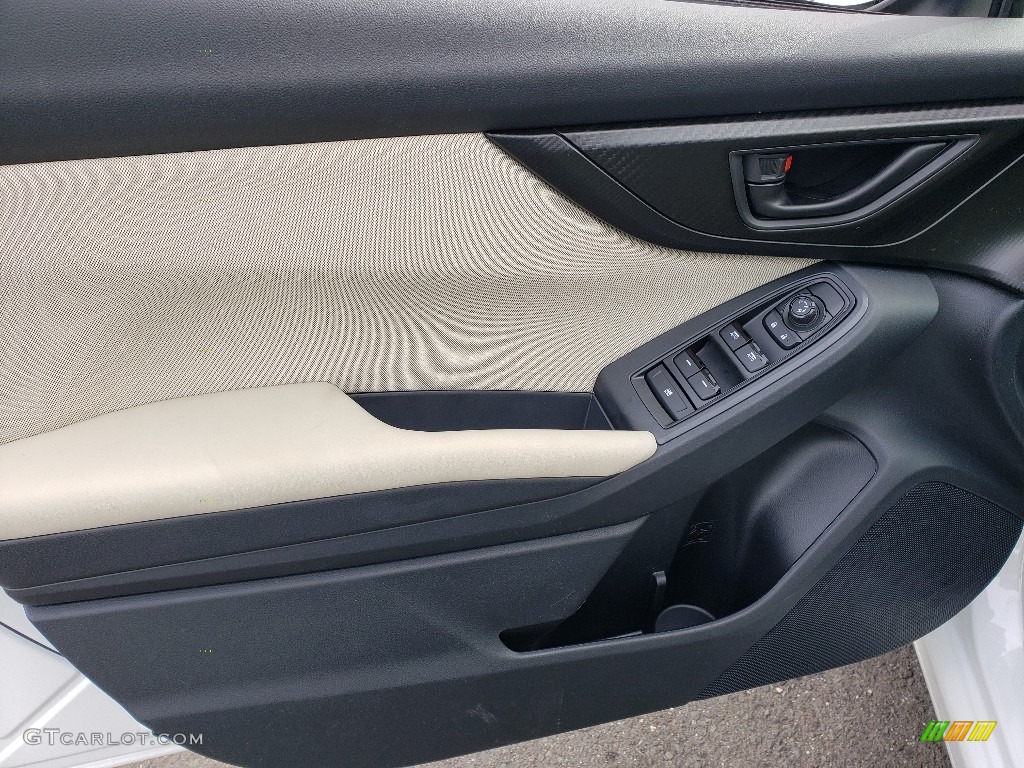 2020 Subaru Impreza Sedan Ivory Door Panel Photo #136566722