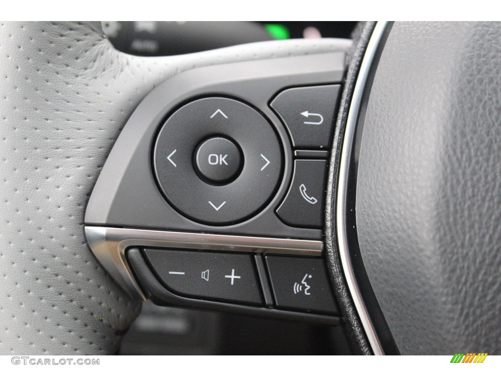 2020 Toyota Avalon Hybrid Limited Gray Steering Wheel Photo #136567073
