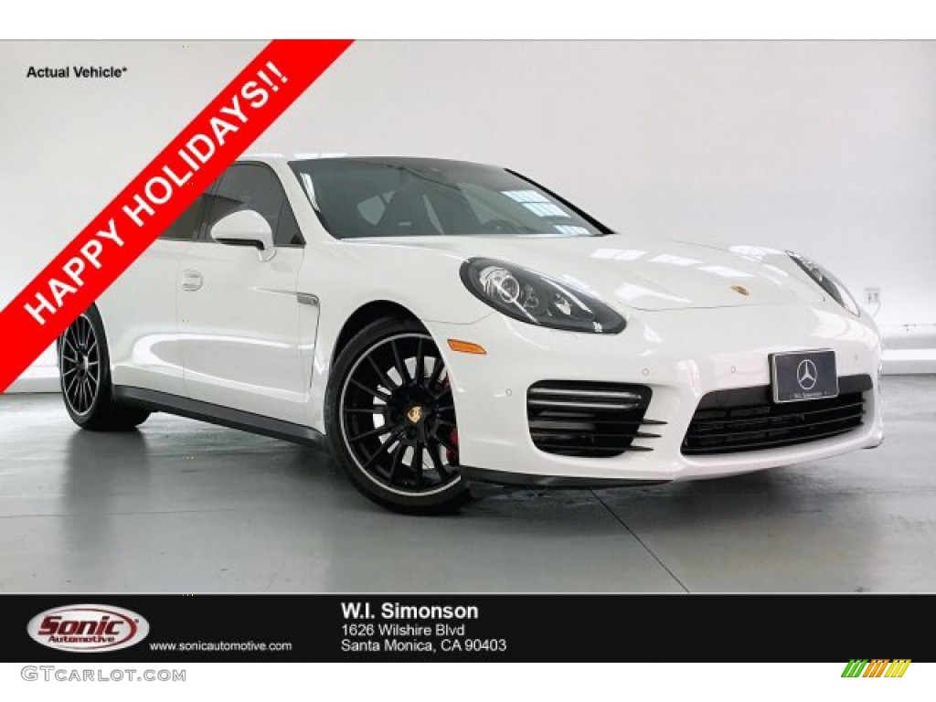 2014 Panamera GTS - White / Black photo #1
