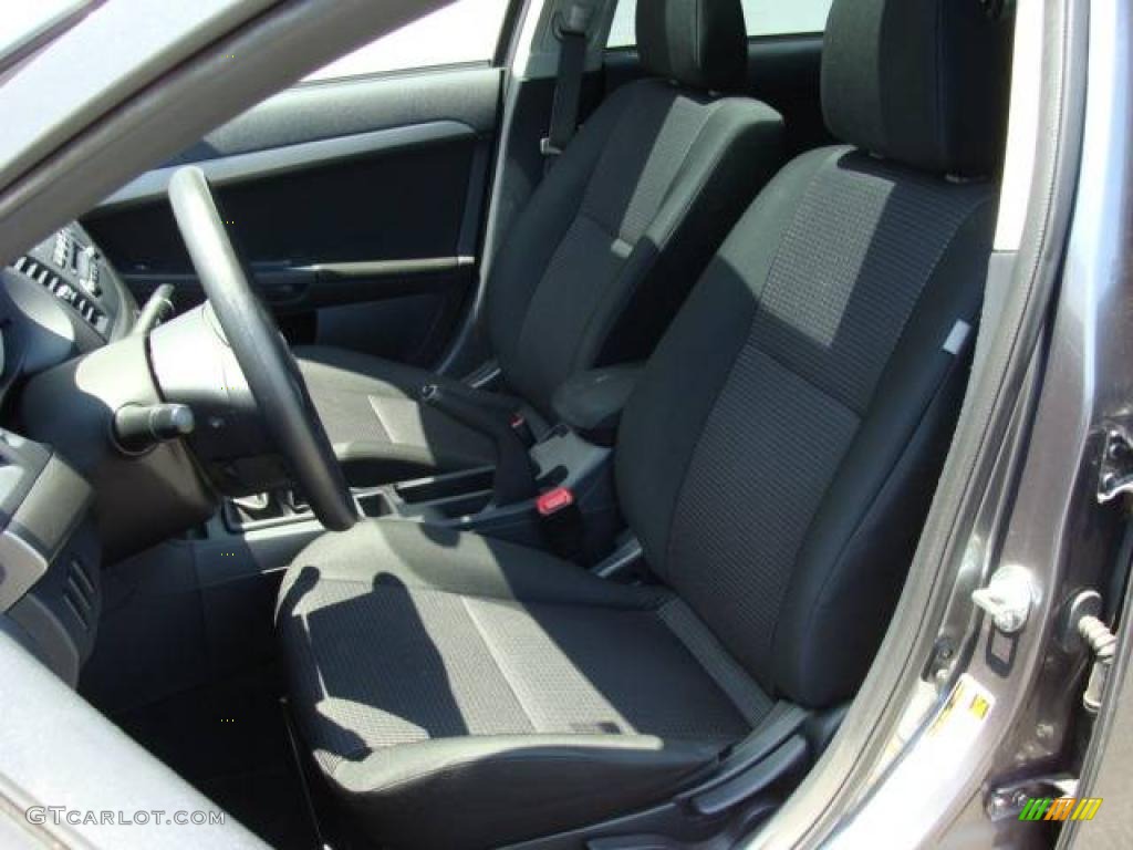 2008 Lancer ES - Graphite Gray Pearl / Black photo #10