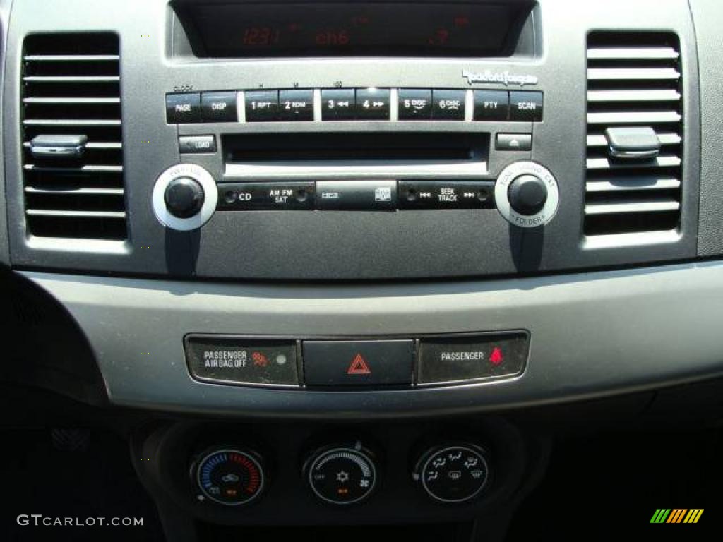 2008 Lancer ES - Graphite Gray Pearl / Black photo #13