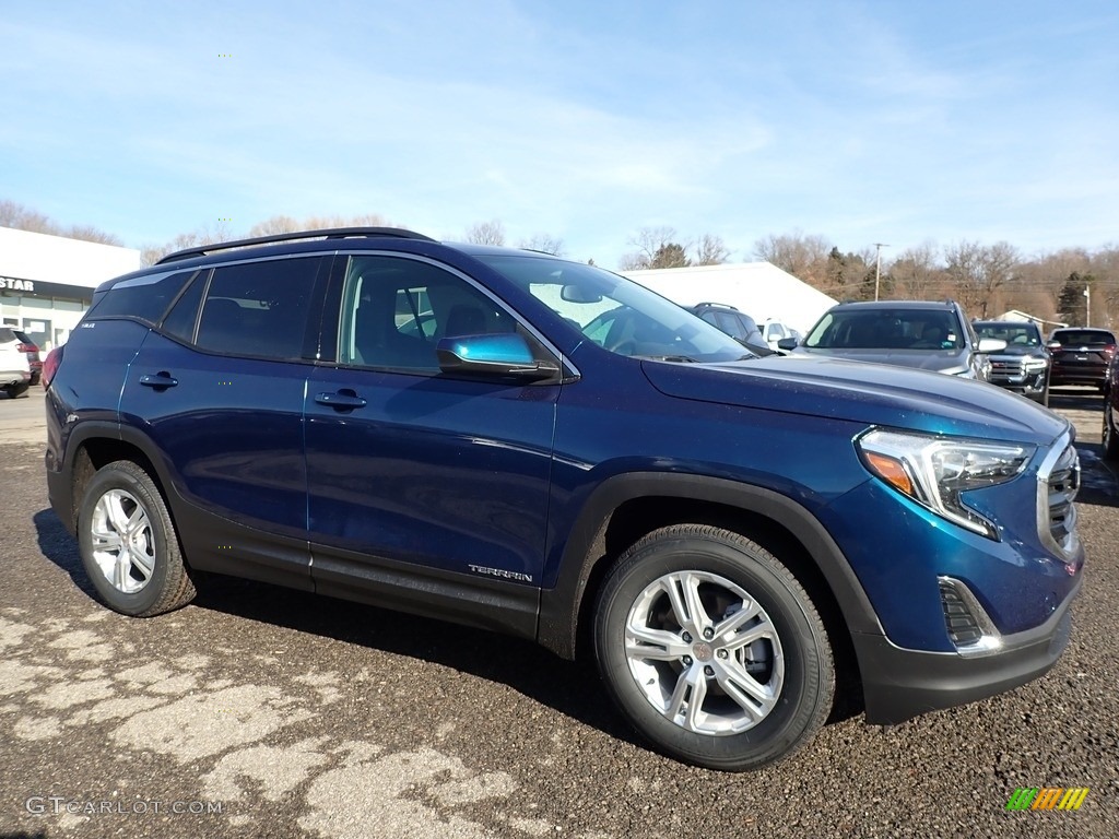 2020 Terrain SLE AWD - Blue Emerald Metallic / Jet Black photo #3