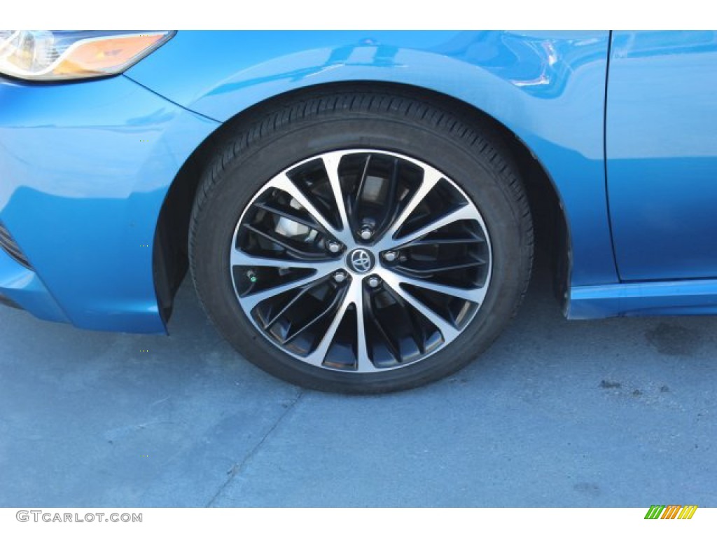 2019 Camry SE - Blue Streak Metallic / Black photo #5