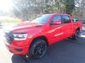 2020 Flame Red Ram 1500 Big Horn Night Edition Crew Cab 4x4  photo #1