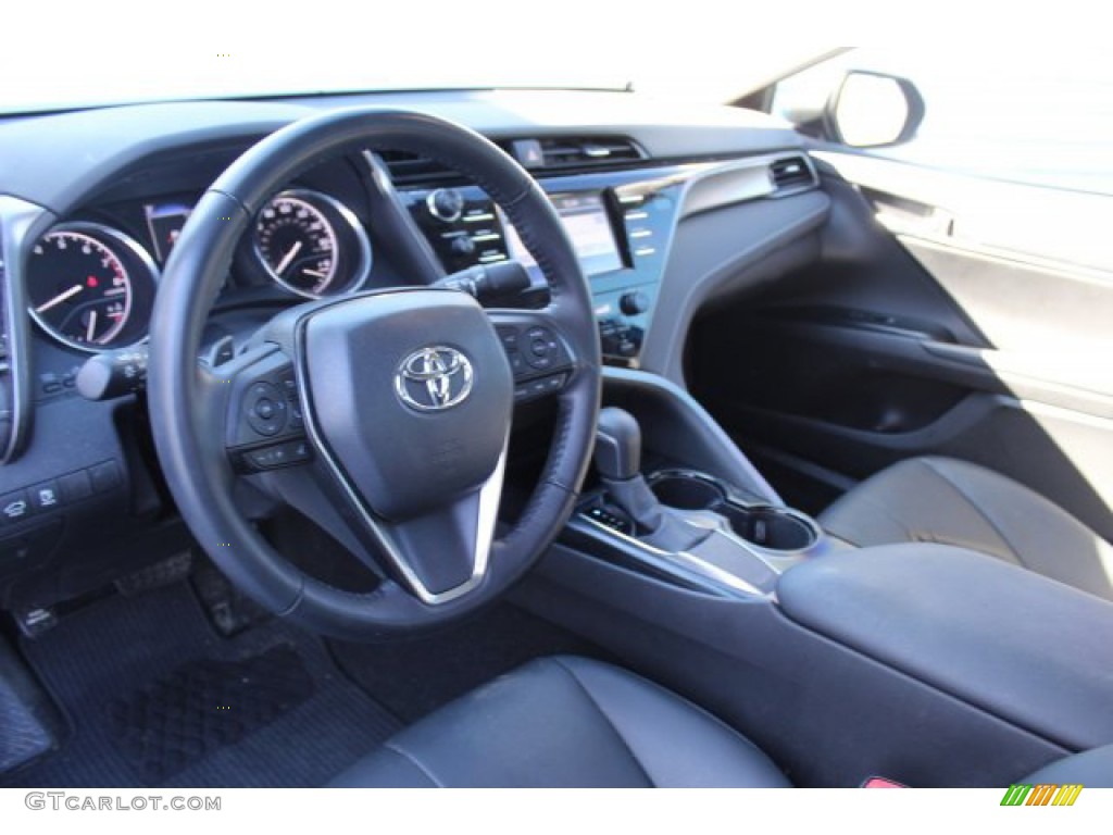 2019 Camry SE - Blue Streak Metallic / Black photo #14