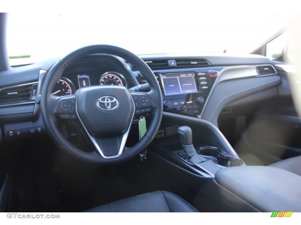 2019 Camry SE - Blue Streak Metallic / Black photo #25