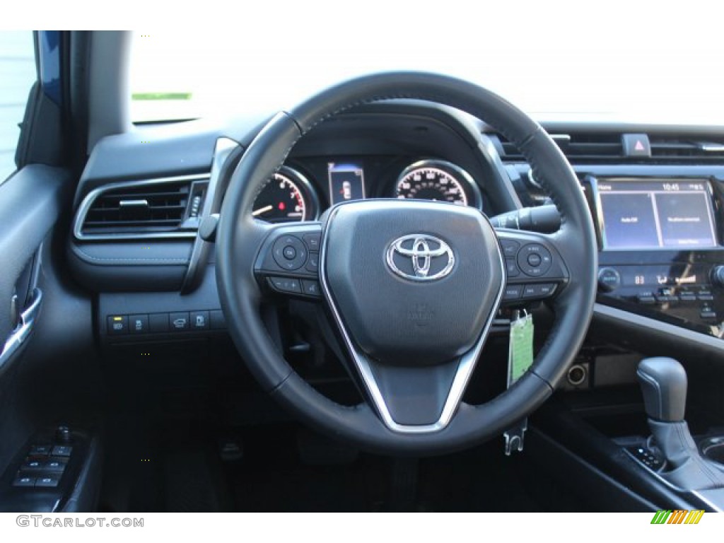 2019 Camry SE - Blue Streak Metallic / Black photo #26