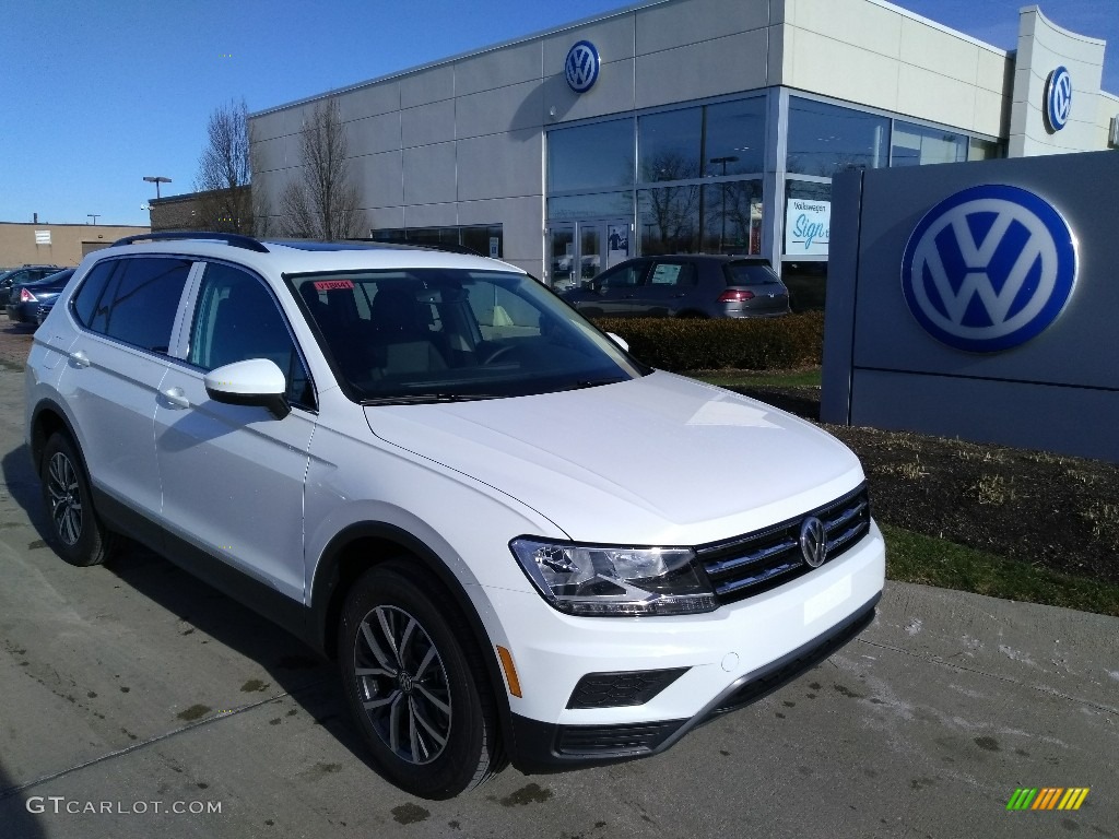 Pure White 2020 Volkswagen Tiguan SE 4MOTION Exterior Photo #136571261