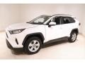 2019 Super White Toyota RAV4 XLE AWD  photo #3