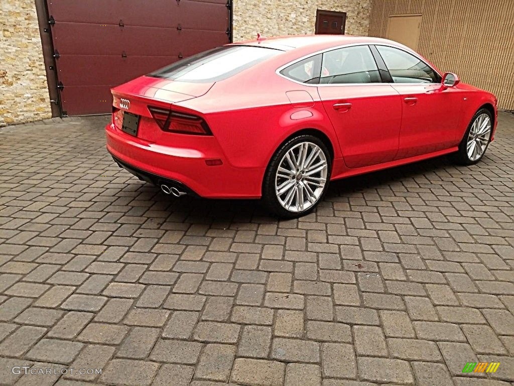 2018 S7 Premium Plus quattro - Misano Red Pearl Effect / Lunar Silver photo #2