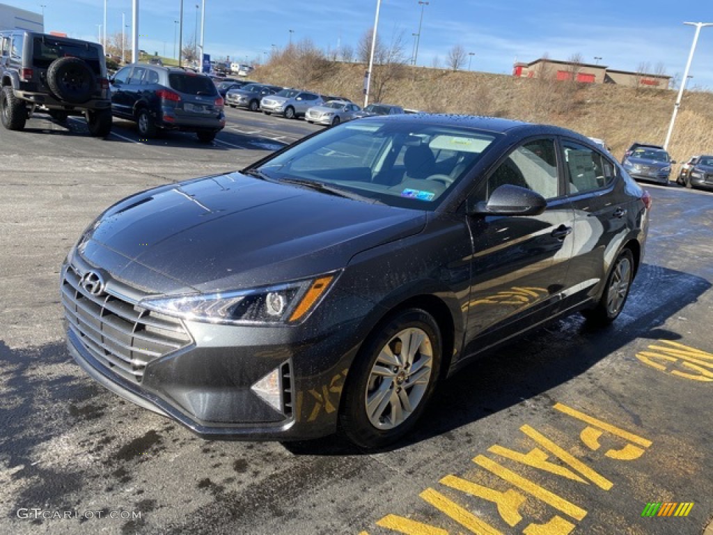 2020 Elantra SEL - Machine Gray / Black photo #7