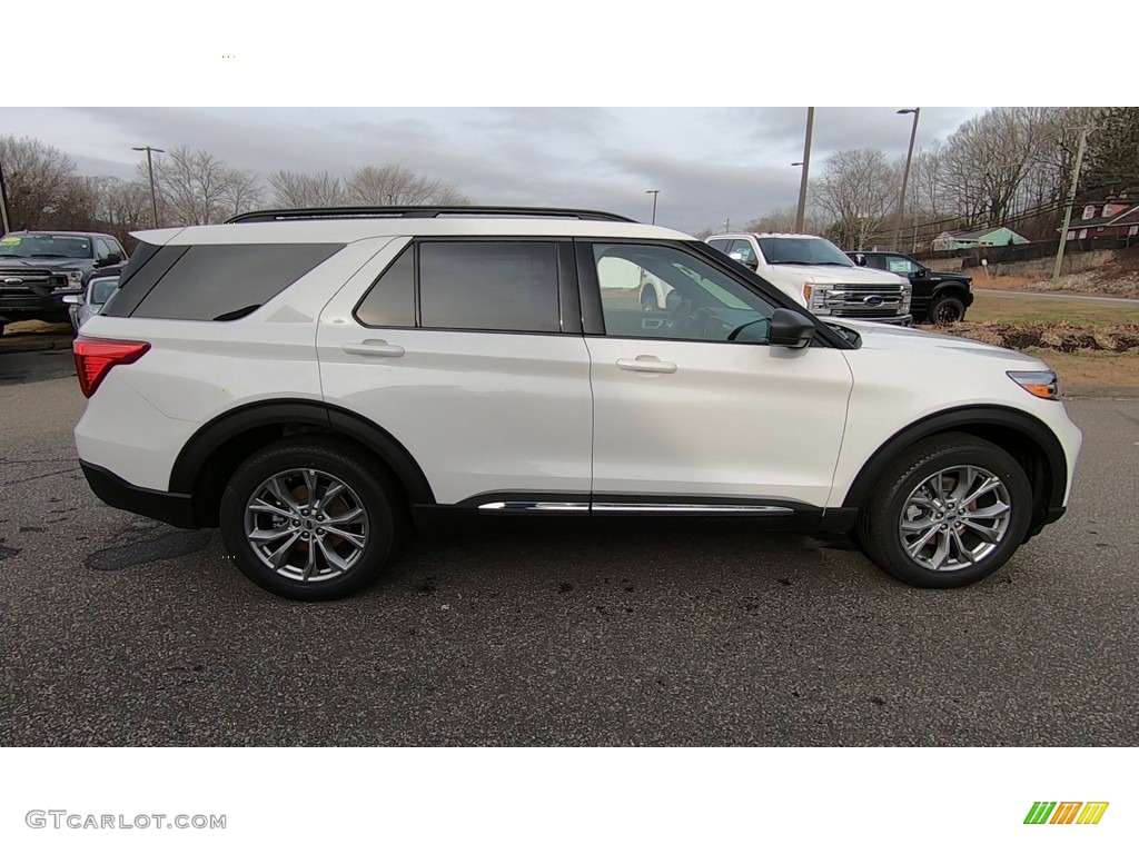 2020 Explorer XLT 4WD - Oxford White / Ebony photo #8