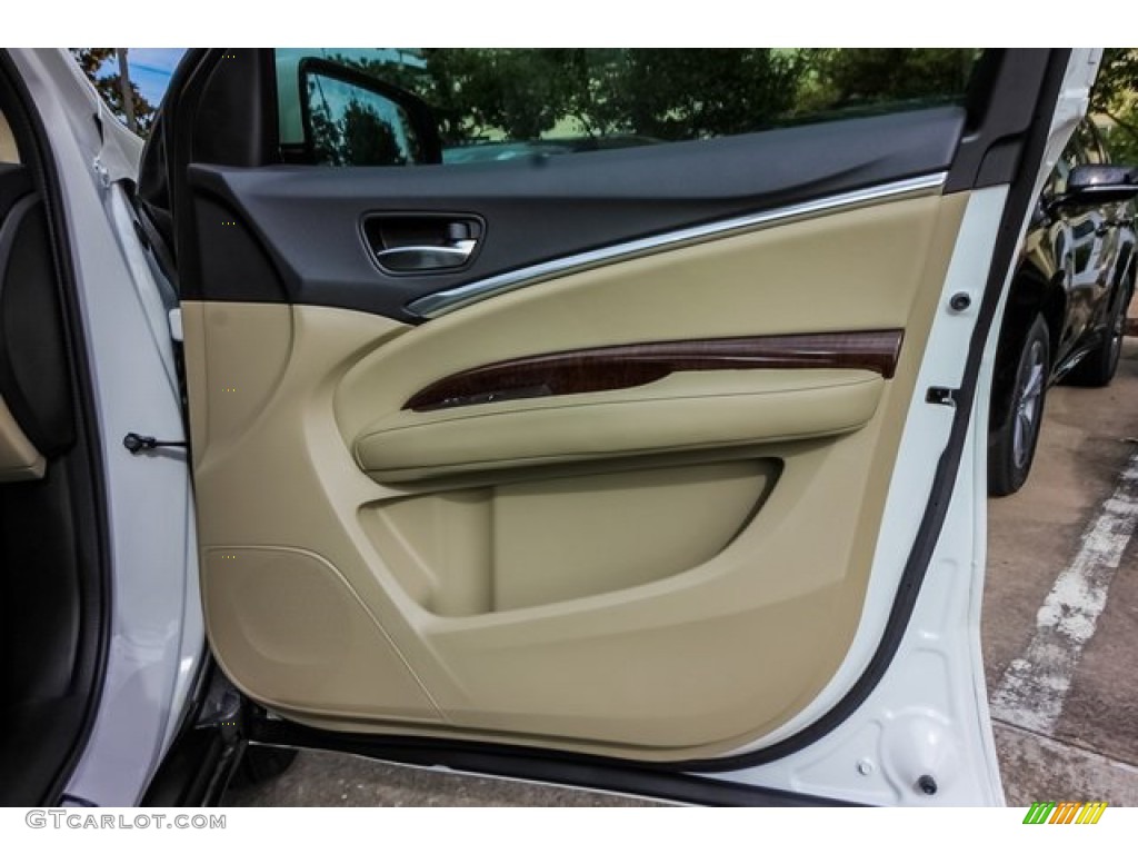 2020 Acura MDX FWD Parchment Door Panel Photo #136575188