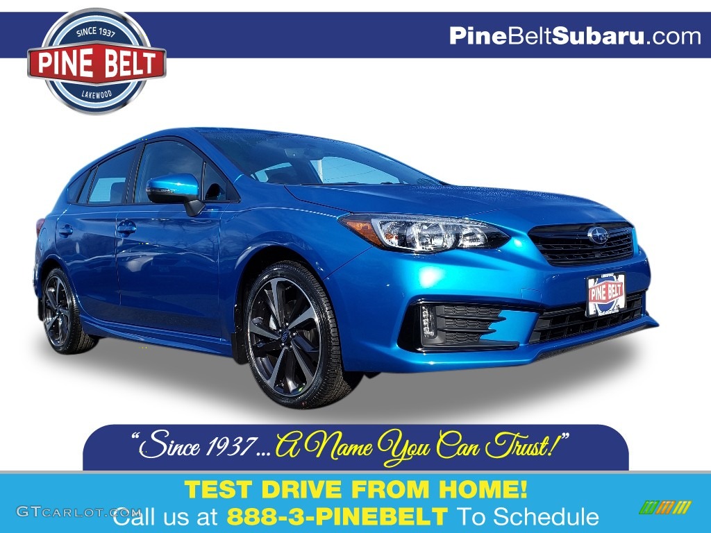 2020 Impreza Sport 5-Door - Ocean Blue Pearl / Black photo #1