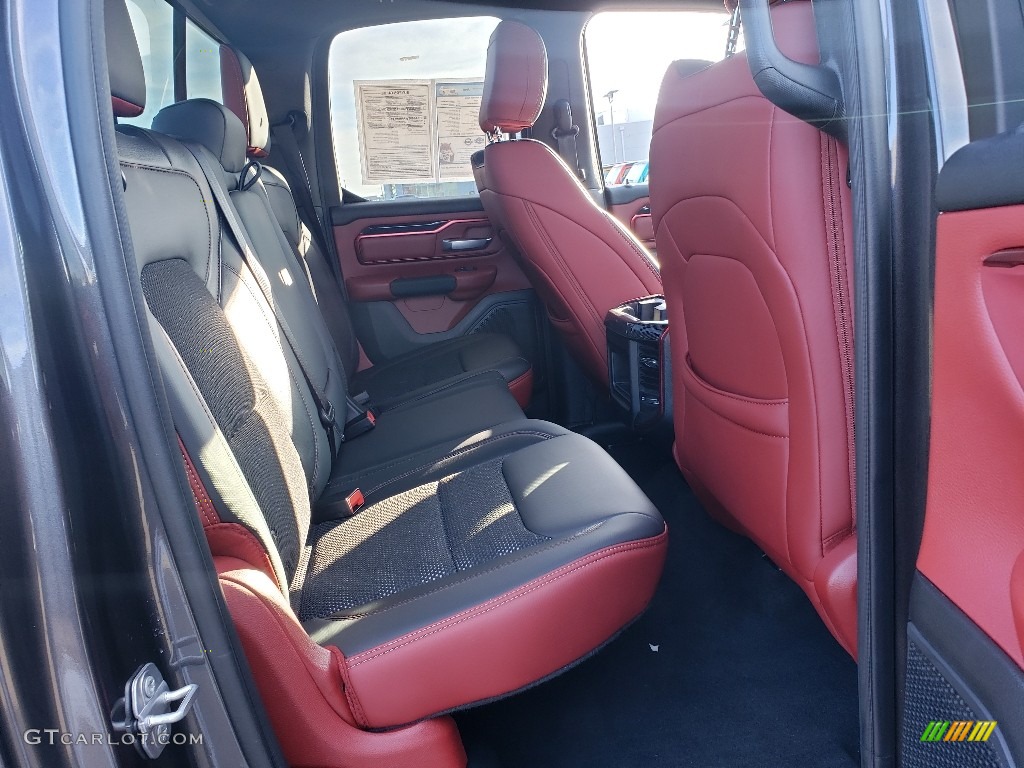 2019 1500 Rebel Quad Cab 4x4 - Granite Crystal Metallic / Black/Red photo #20