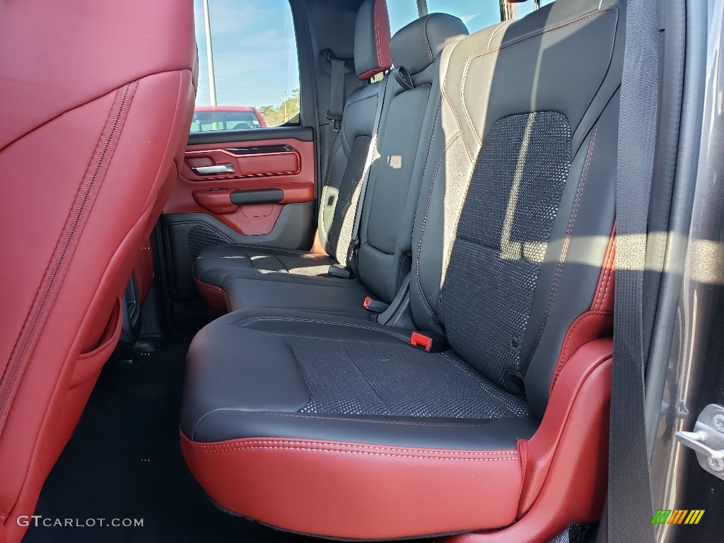2019 1500 Rebel Quad Cab 4x4 - Granite Crystal Metallic / Black/Red photo #23