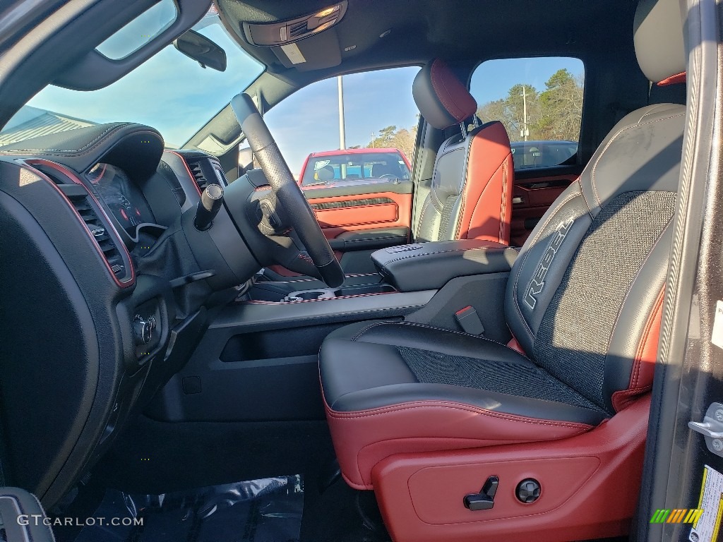 2019 1500 Rebel Quad Cab 4x4 - Granite Crystal Metallic / Black/Red photo #27