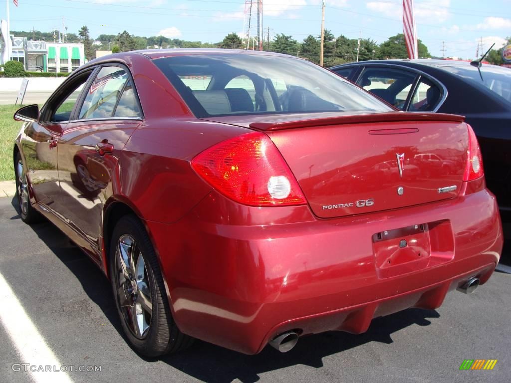 2009 G6 GXP Sedan - Performance Red Metallic / Ebony photo #6