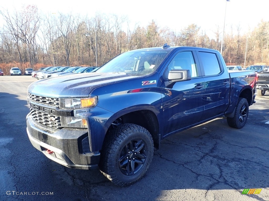 Black 2020 Chevrolet Silverado 1500 LTZ Crew Cab 4x4 Exterior Photo #136581718