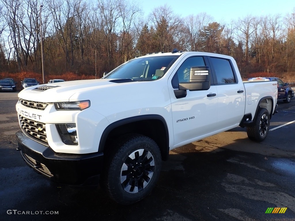 2020 Silverado 2500HD Custom Crew Cab 4x4 - Summit White / Jet Black photo #1