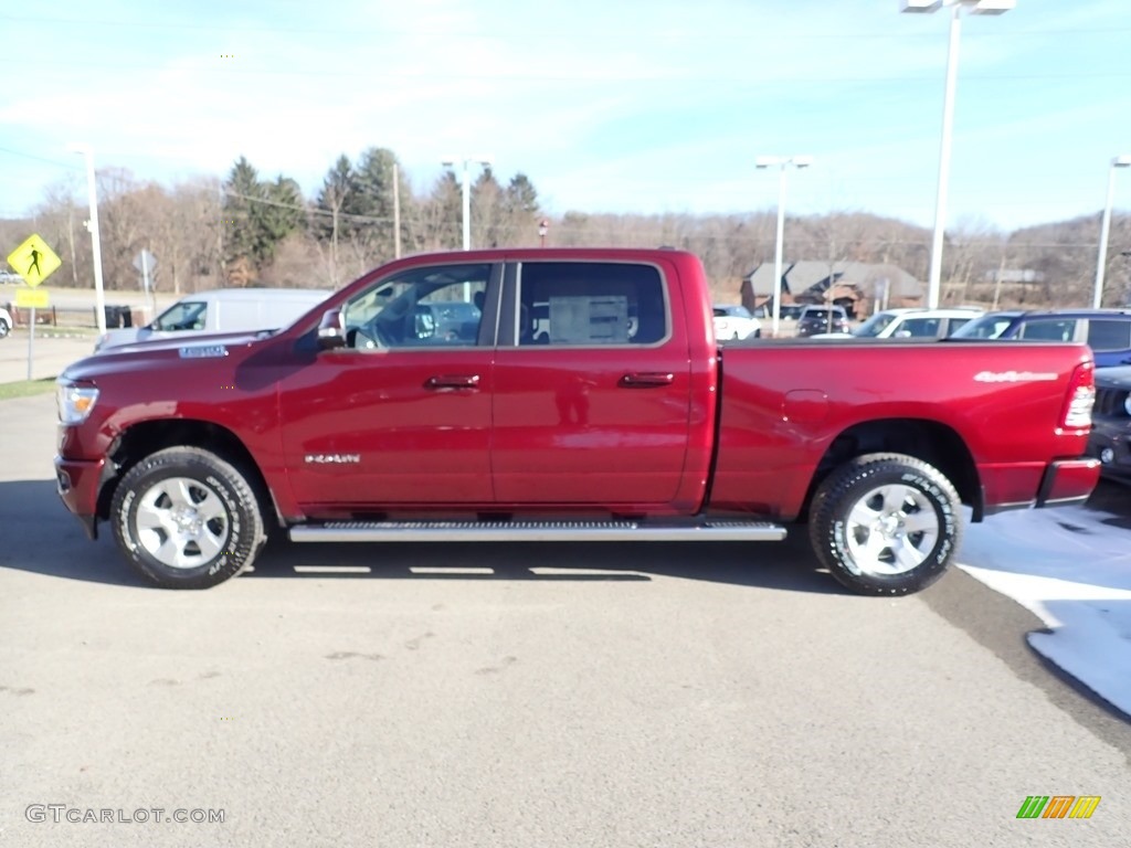 2020 1500 Big Horn Crew Cab 4x4 - Delmonico Red Pearl / Black photo #2