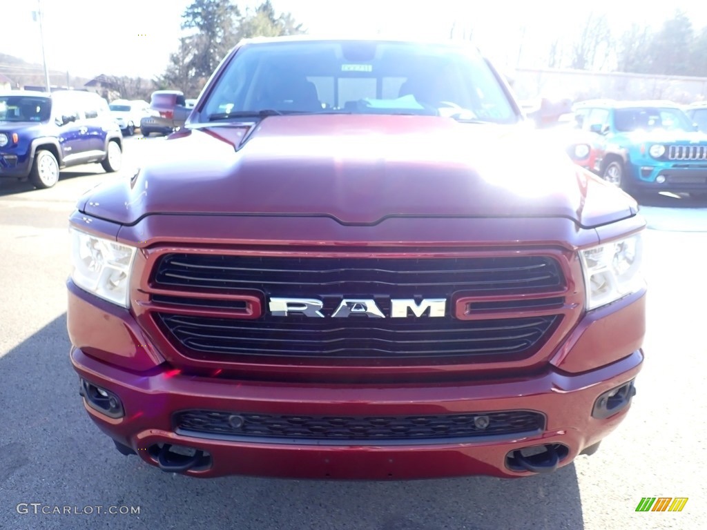 2020 1500 Big Horn Crew Cab 4x4 - Delmonico Red Pearl / Black photo #7