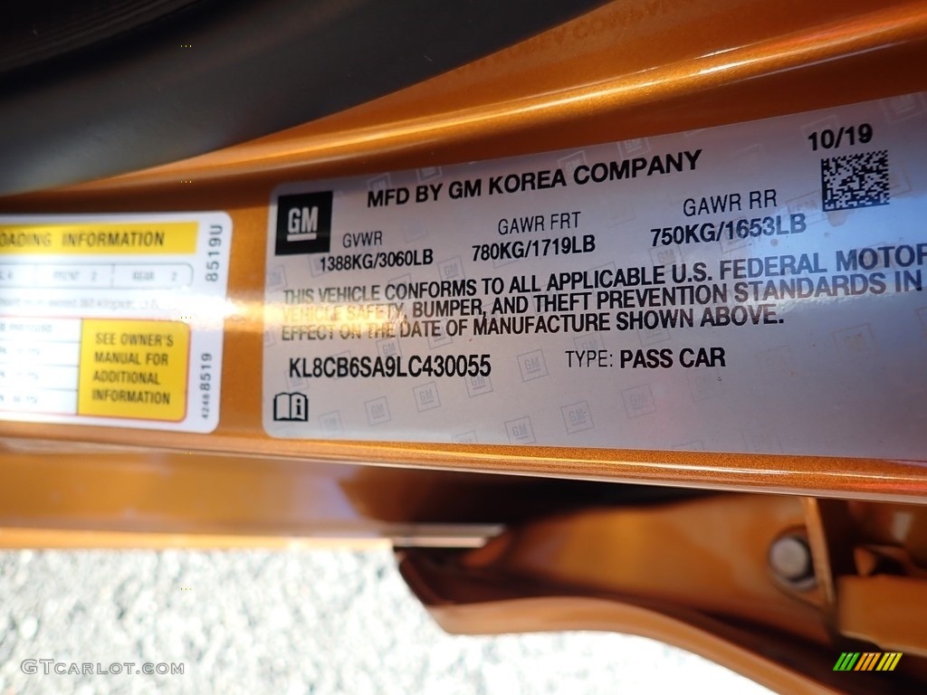 2020 Spark LS - Orange Burst Metallic / Jet Black photo #16