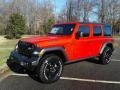 2020 Firecracker Red Jeep Wrangler Unlimited Willys 4x4  photo #2