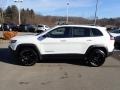 2020 Bright White Jeep Cherokee Trailhawk 4x4  photo #2