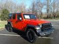 2020 Firecracker Red Jeep Wrangler Unlimited Willys 4x4  photo #4
