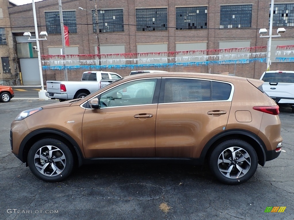 Burnished Copper 2020 Kia Sportage LX AWD Exterior Photo #136589134