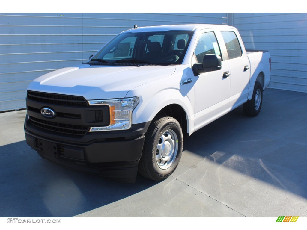 2020 F150 XL SuperCrew - Oxford White / Medium Earth Gray photo #4