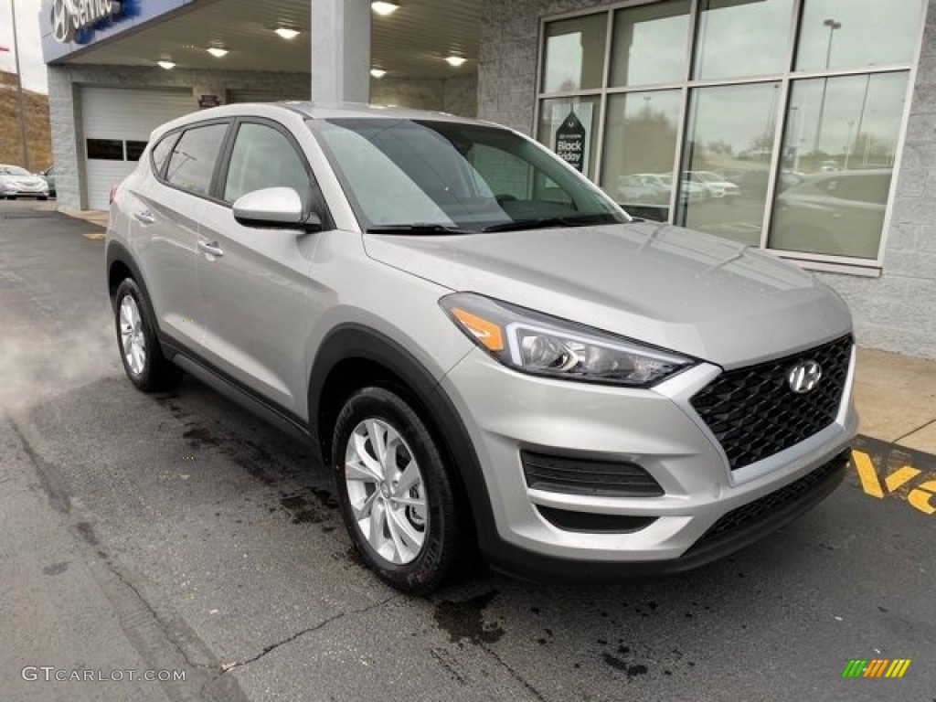Stellar Silver 2020 Hyundai Tucson SE AWD Exterior Photo #136590058