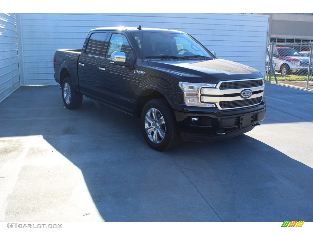 2020 F150 Platinum SuperCrew 4x4 - Agate Black / Black photo #2