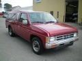 1992 Cherry Red Pearl Nissan Hardbody Truck Extended Cab  photo #7