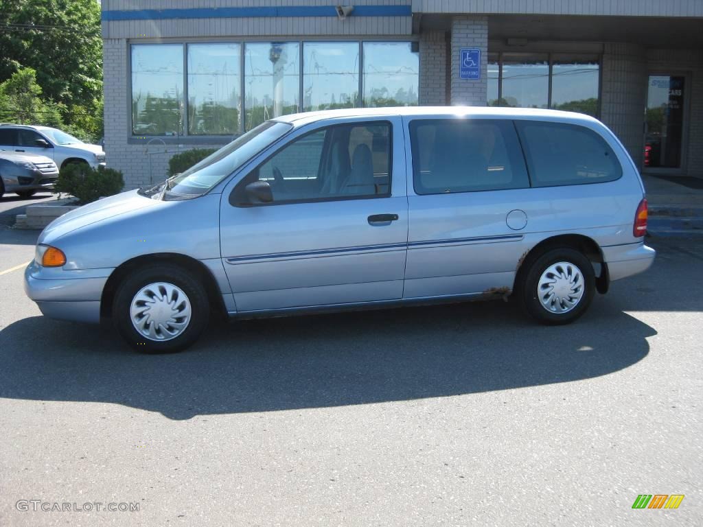 1998 Windstar GL - Light Denim Blue Metallic / Medium Graphite photo #1