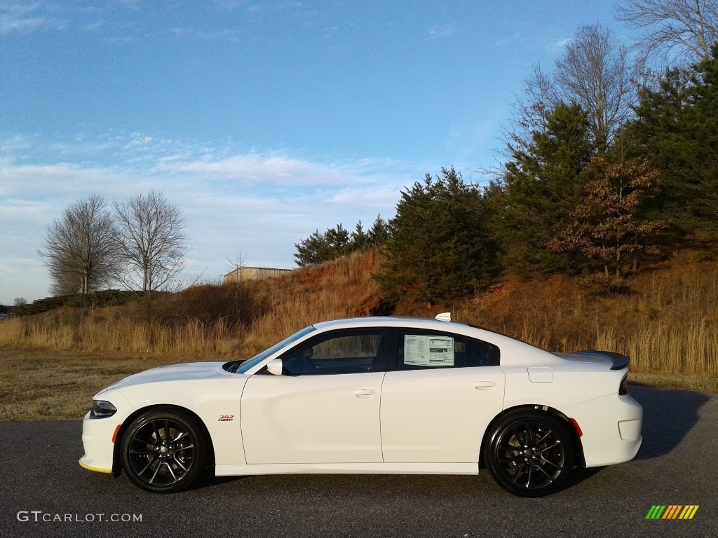 2020 Charger Scat Pack - White Knuckle / Black photo #1
