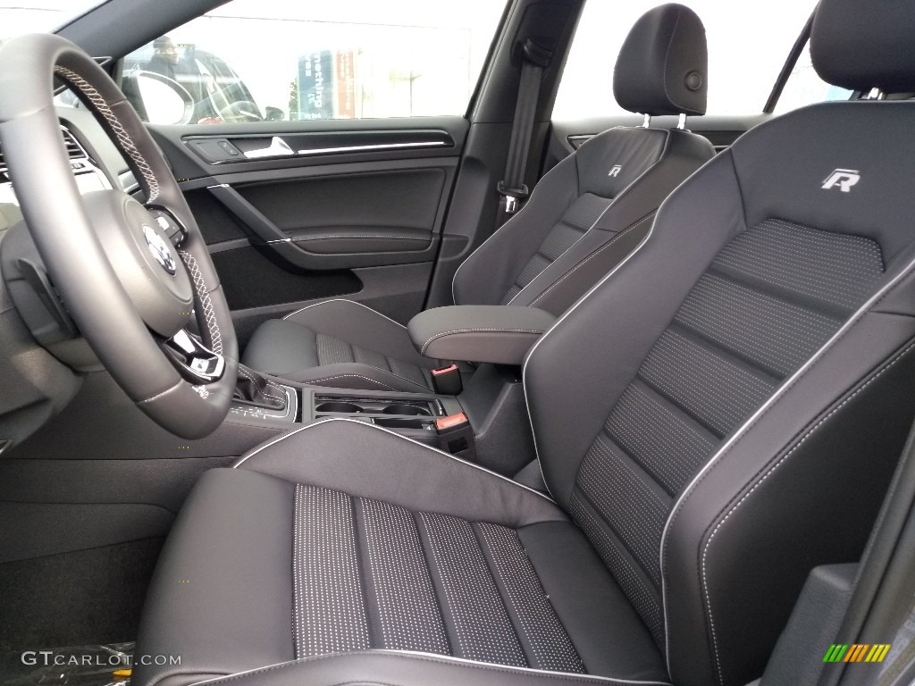 Titan Black Interior 2019 Volkswagen Golf R 4Motion W/DCC. NAV. Photo #136596850