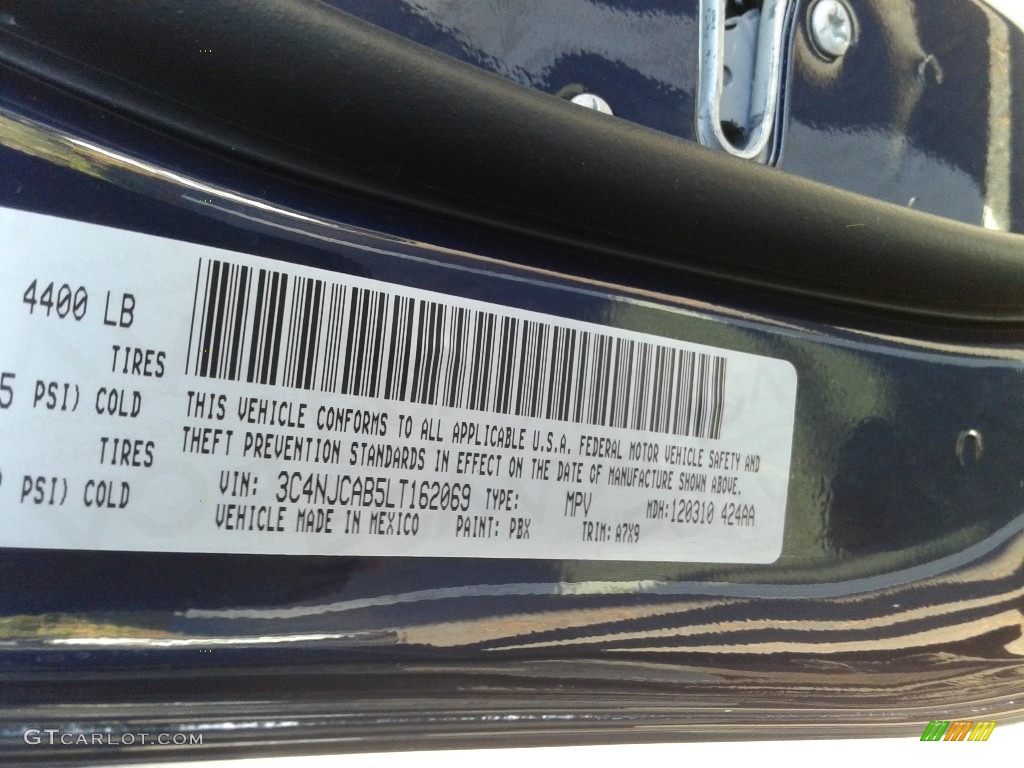 2020 Compass Sport - Jazz Blue Pearl / Black photo #31